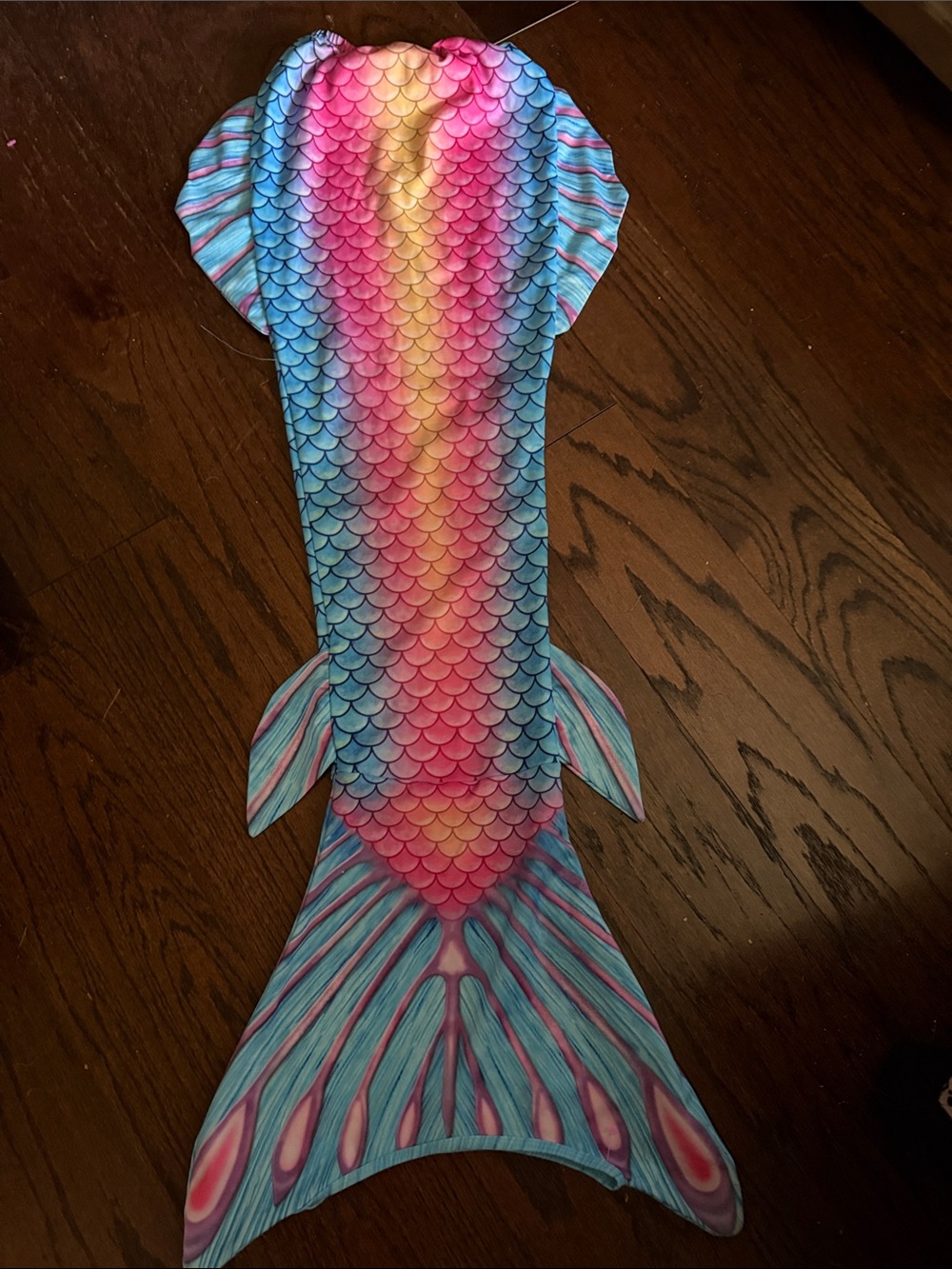 Rainbow Mermaid One-Piece Swimsuit - Multicolor